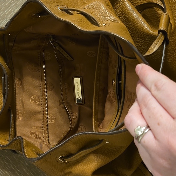 Tory Burch Leather Brody Backpack - Picture 3 of 7